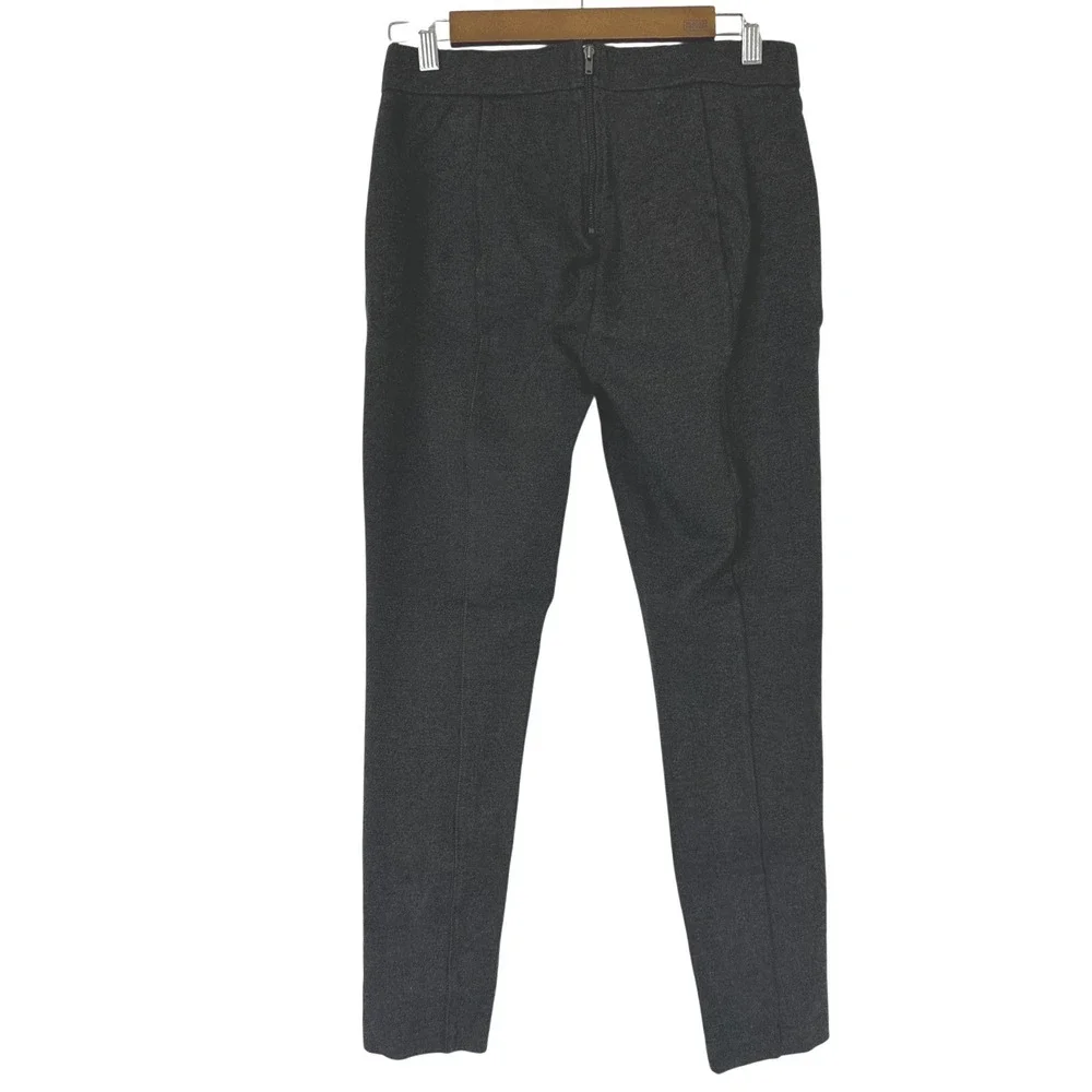 J Crew Pixie Pants Womens M Charcoal Gray‎ Slim Fit Stretch Ankle Pants